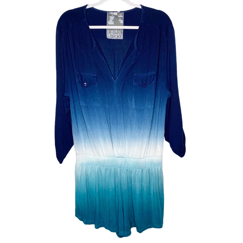 Young Fabulous & Broke Womens Size M Ombre Romper